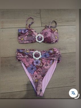 NWOT BeachRiot Swim Top & Swim Bottoms both size Small